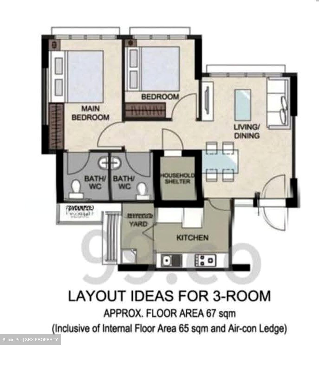 Blk 441C West Ridges @ Bukit Batok (Bukit Batok), HDB 3 Rooms #612059681